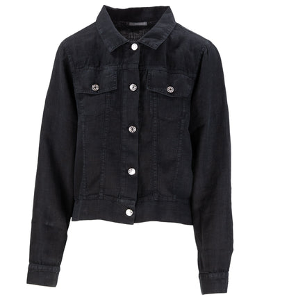 „Jeansjacke“ Leinen